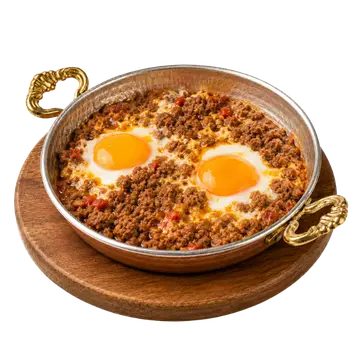 manolyam kıymalı yumurta